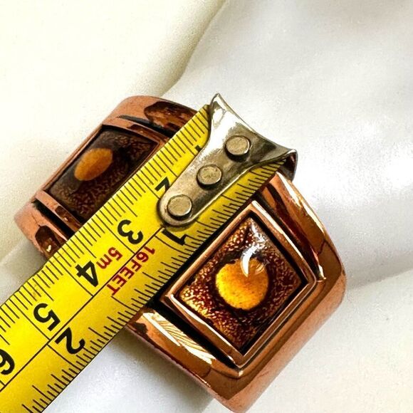 Matisse Renoir copper clamper bracelet - Picture 8 of 9